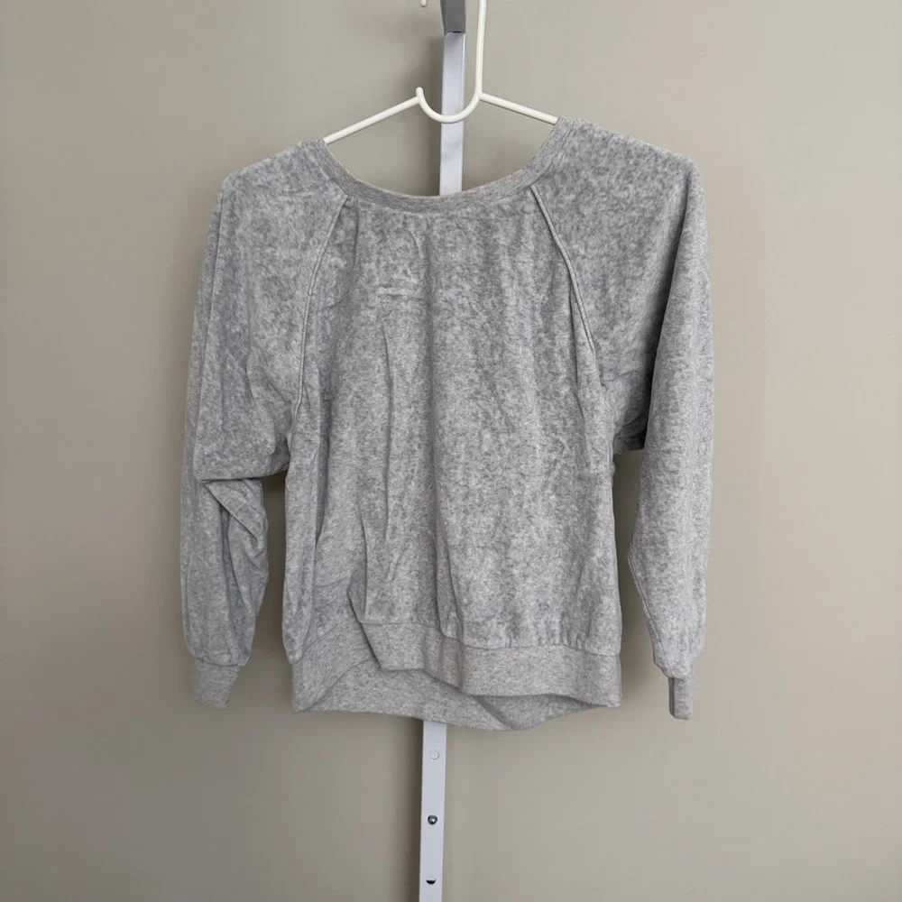 SUZIE KONDI Samos cotton-blend velour sweatshirt and sweatpants set size S - Picture 6 of 12